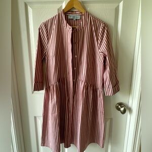 Tuckernuck Royal Shirt Dress Red Stripe